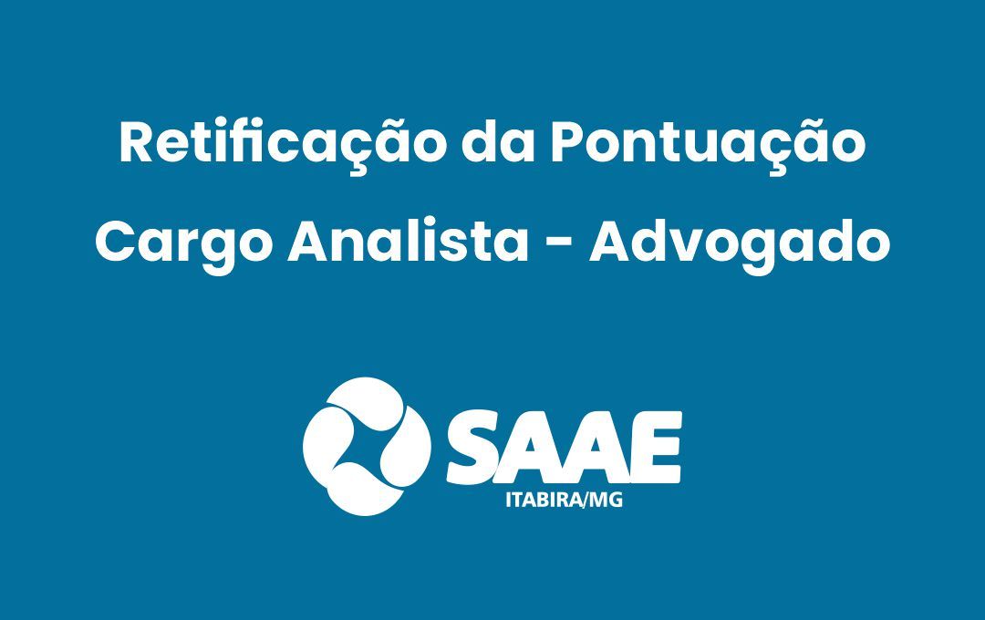 Retificação da Pontuação – Cargo de Analista - Advogado