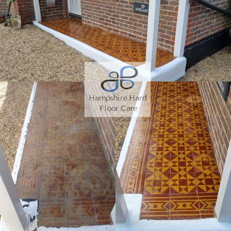 Victorian Quarry Tile Restoration Hampshire