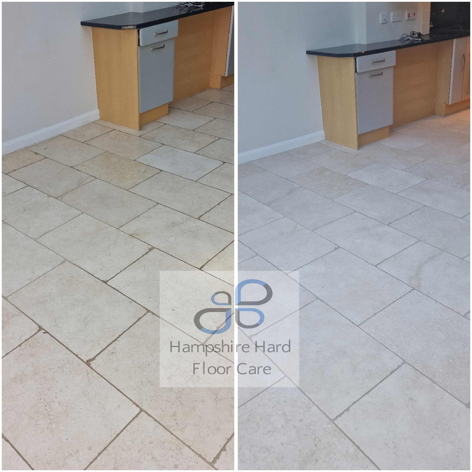 Limestone and grout cleaning