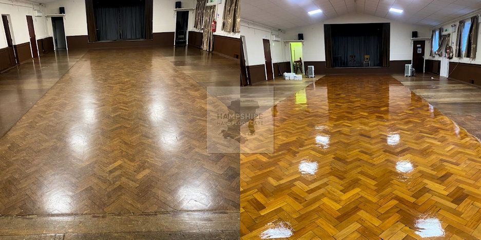 Wood Floor restoration refurbishment Hampshire