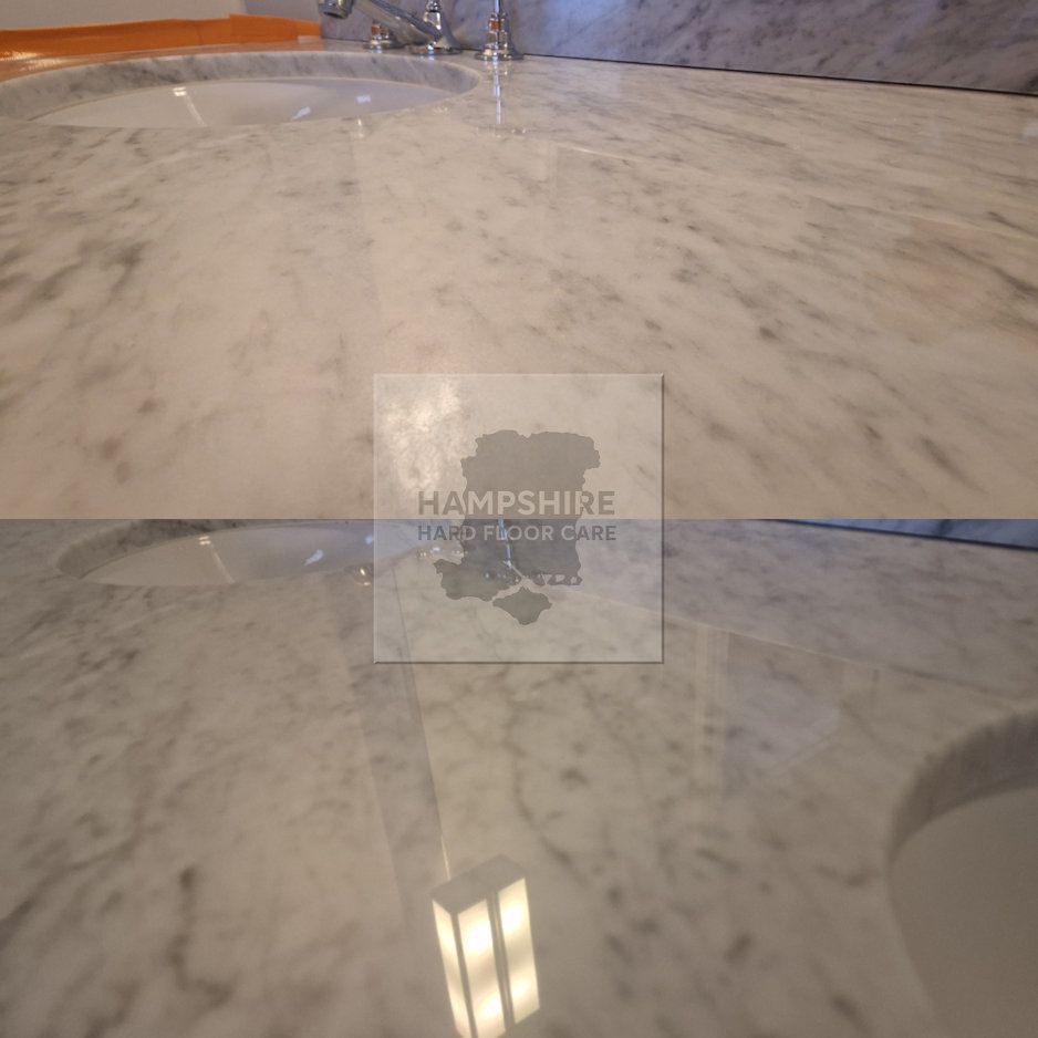 Marble worktop polishing Hampshire