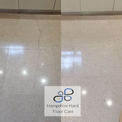 Tile, Travertine Hole Filling and Crack Repair Hampshire