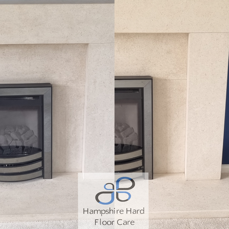 Stone Fireplace Cleaning