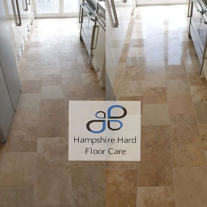 Limestone Polish, Deep Clean and Seal