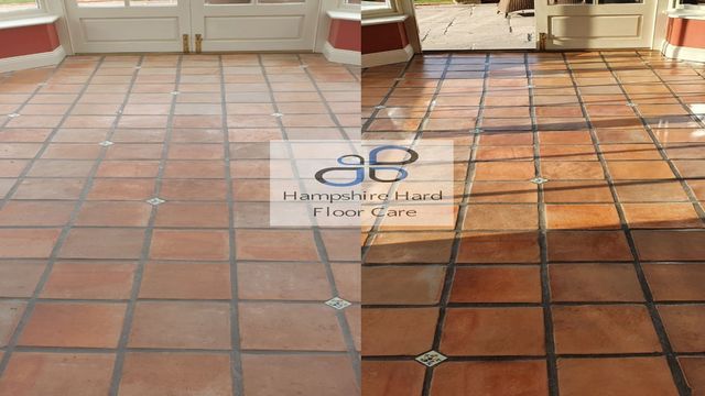 Terracotta Tile Cleaning And, Sanding Terracotta Floor Tiles