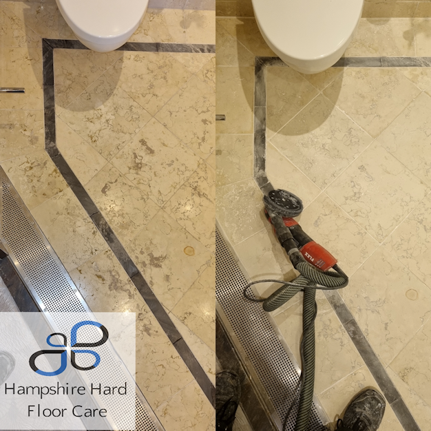 Limestone Floor Restoration