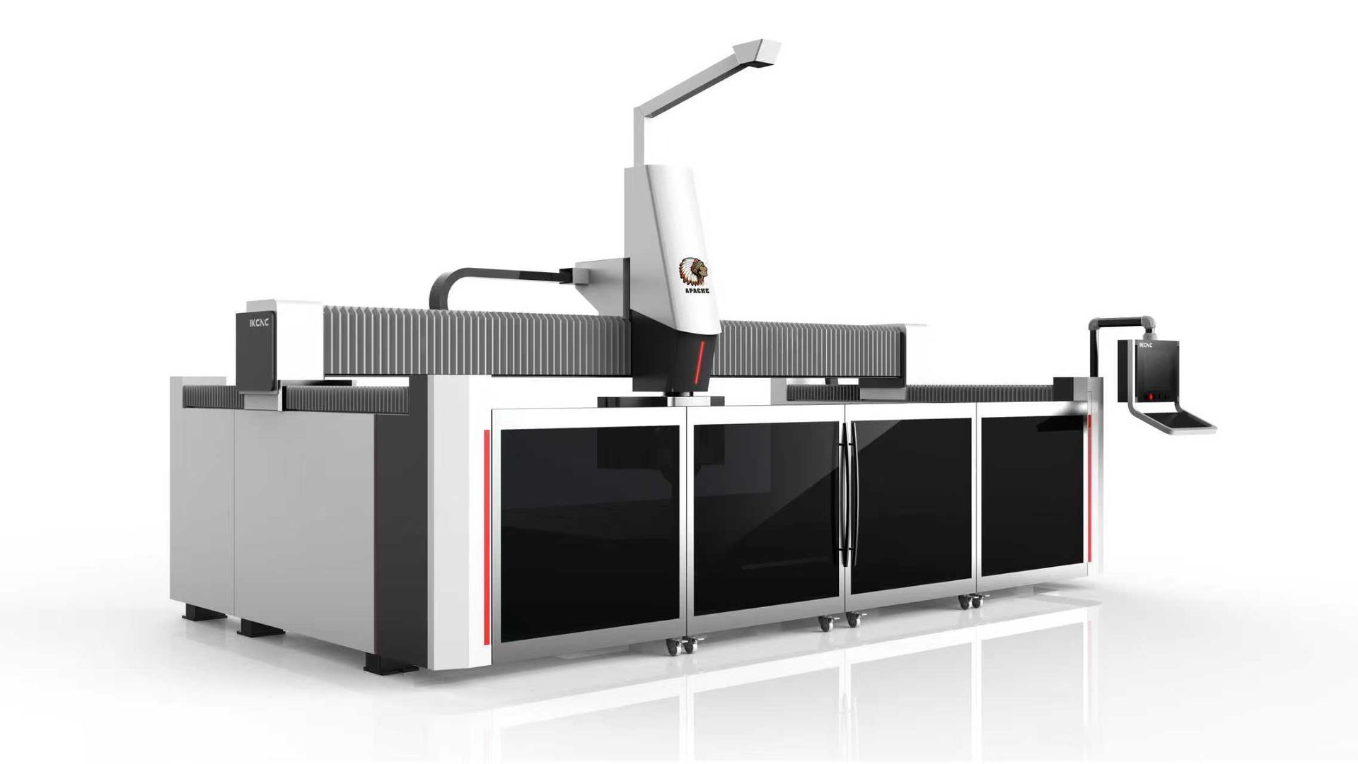 White and stainless steel Eversplash machine with a black and red logo, controls, and attached motor.