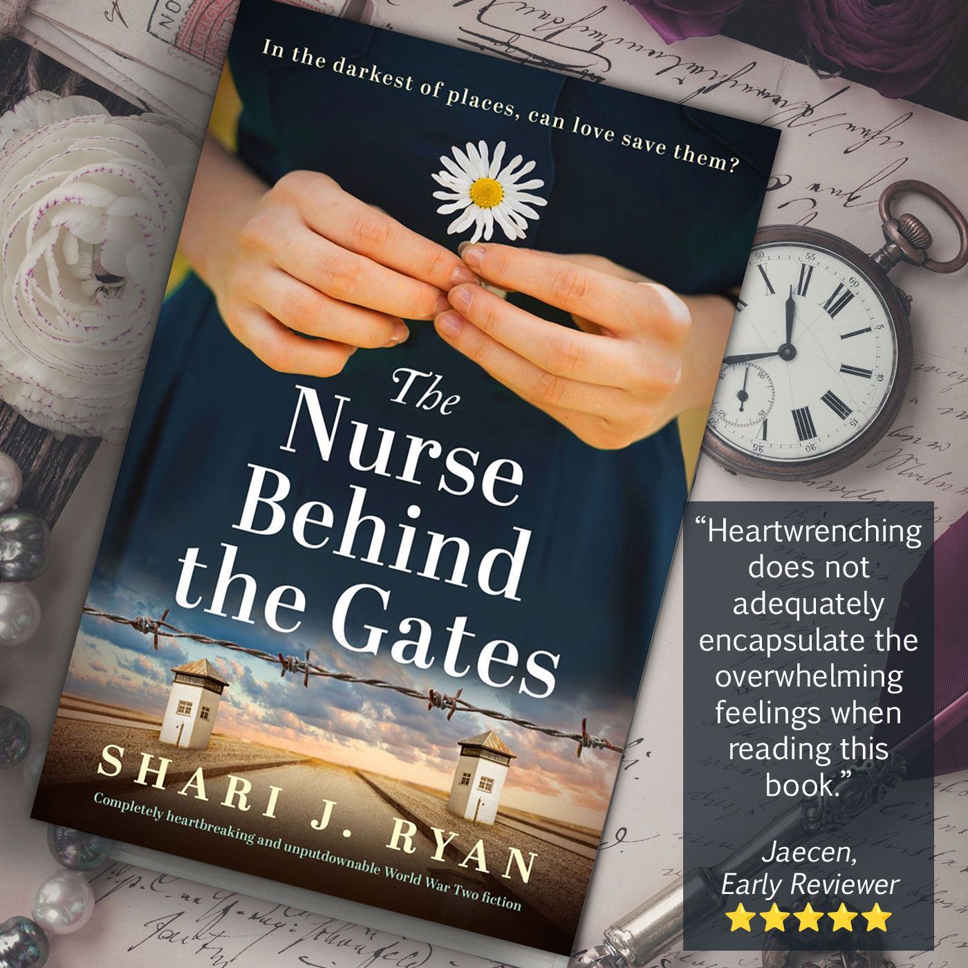 A book called the nurse behind the gates by shari j. ryan