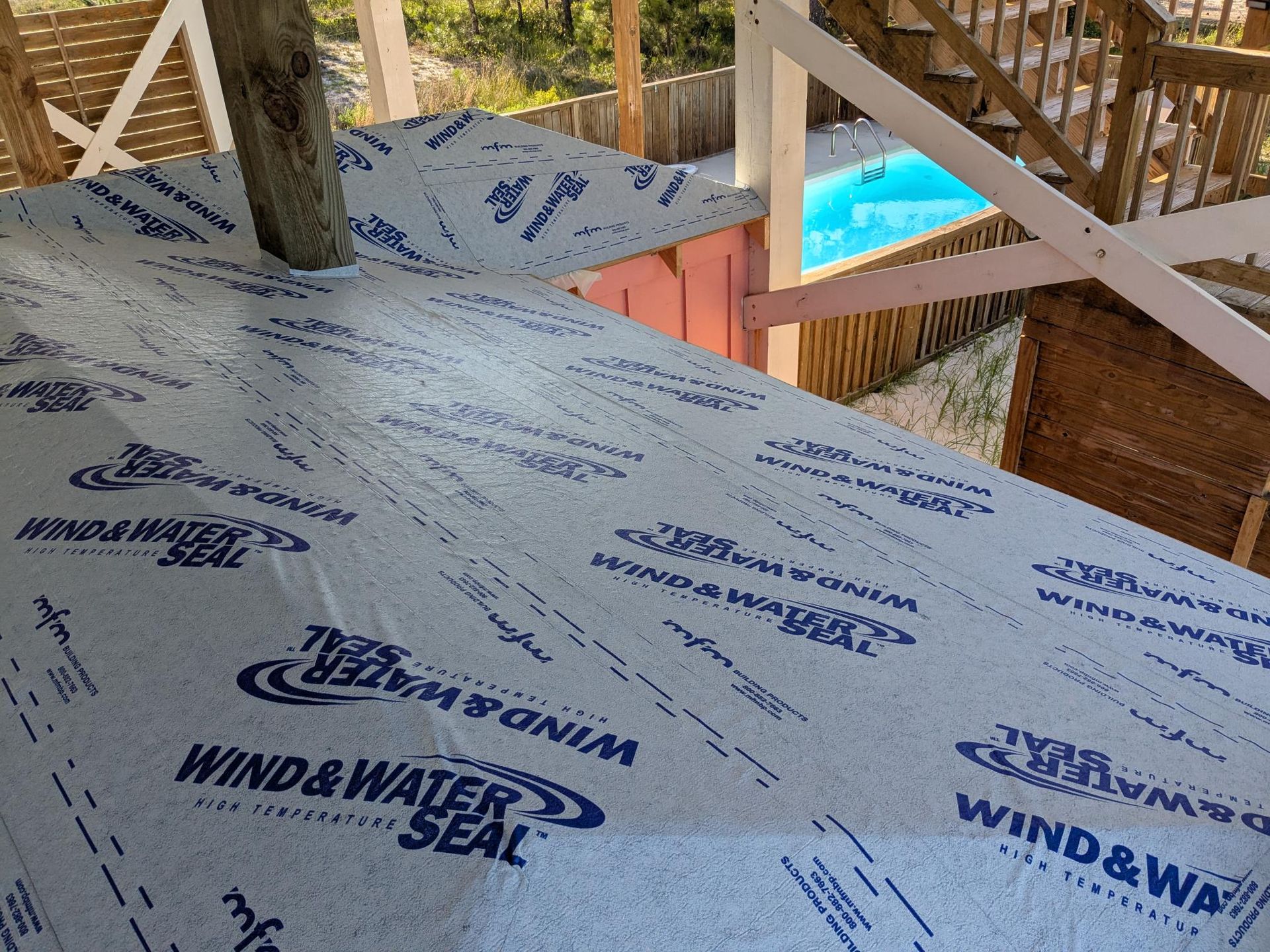 Roof underlayment with 