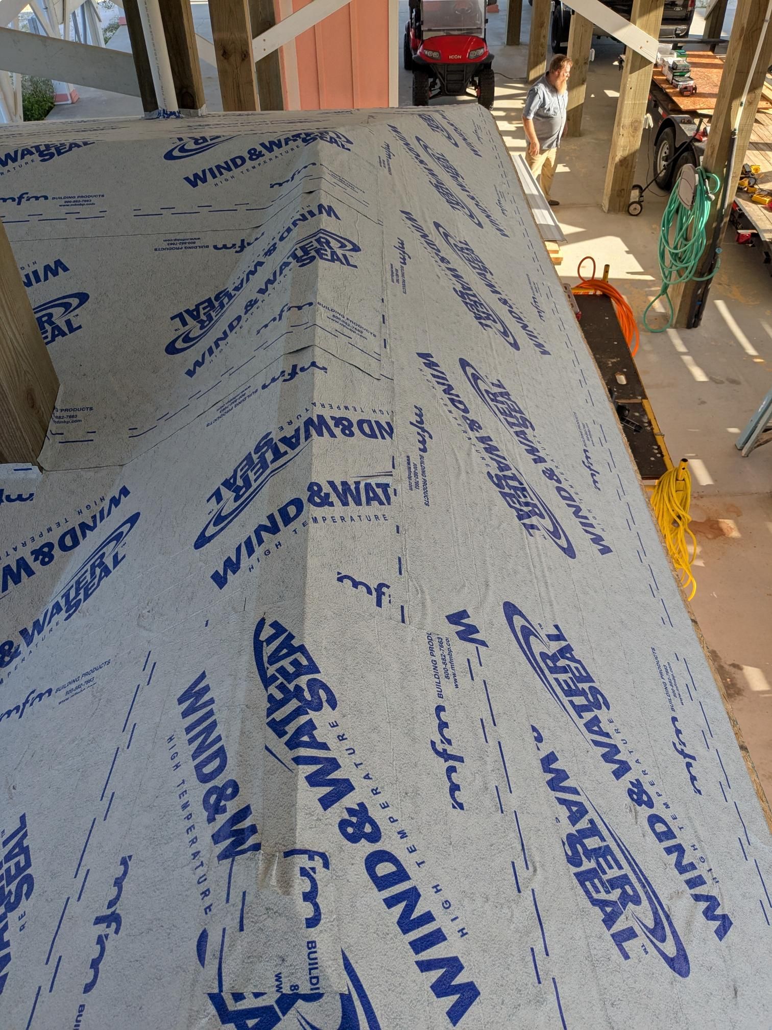 Roof underlayment with 