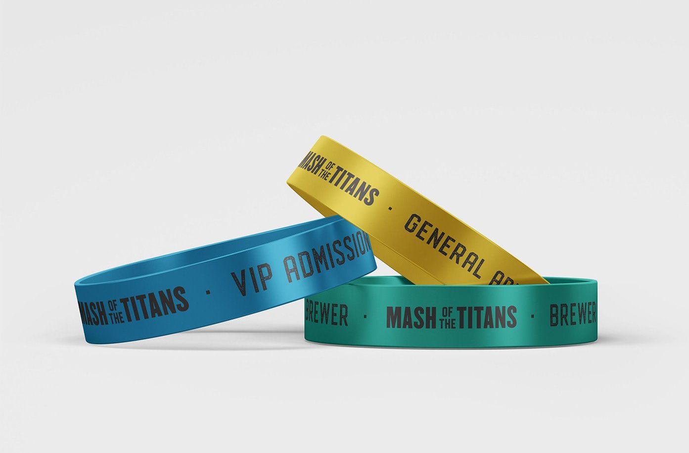 Mash of the Titans wristbands