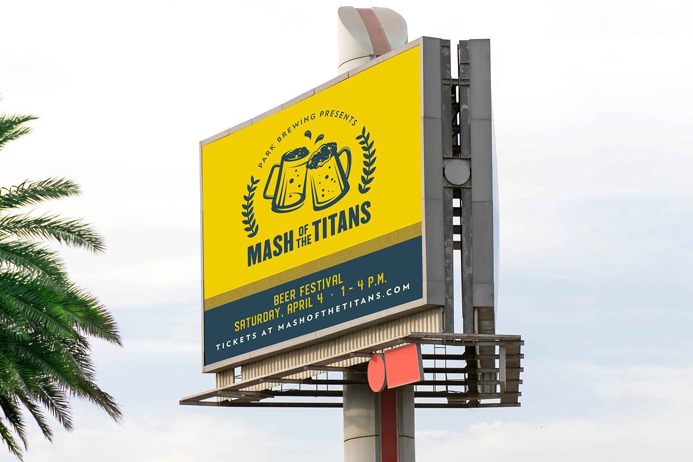 Mash of Titans billboard
