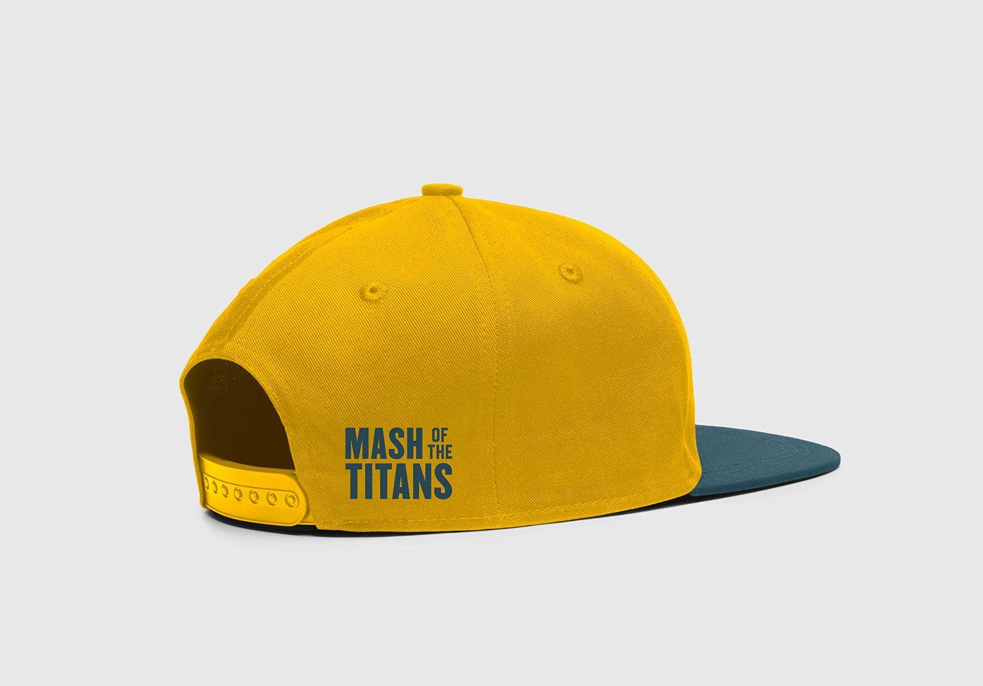 Mash of the Titans hat back