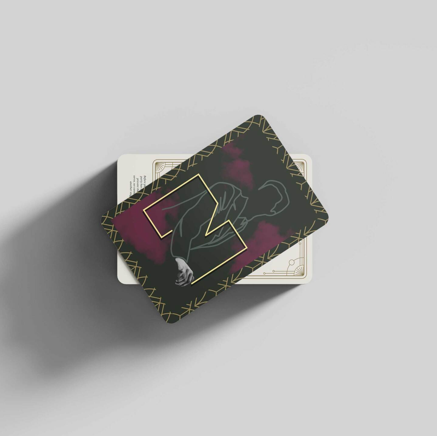 Timpano Las Olas dessert menu card closeup