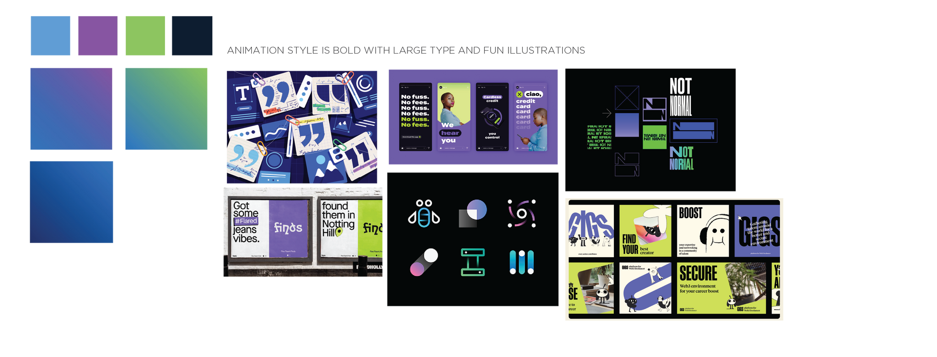 mood board  for concept B