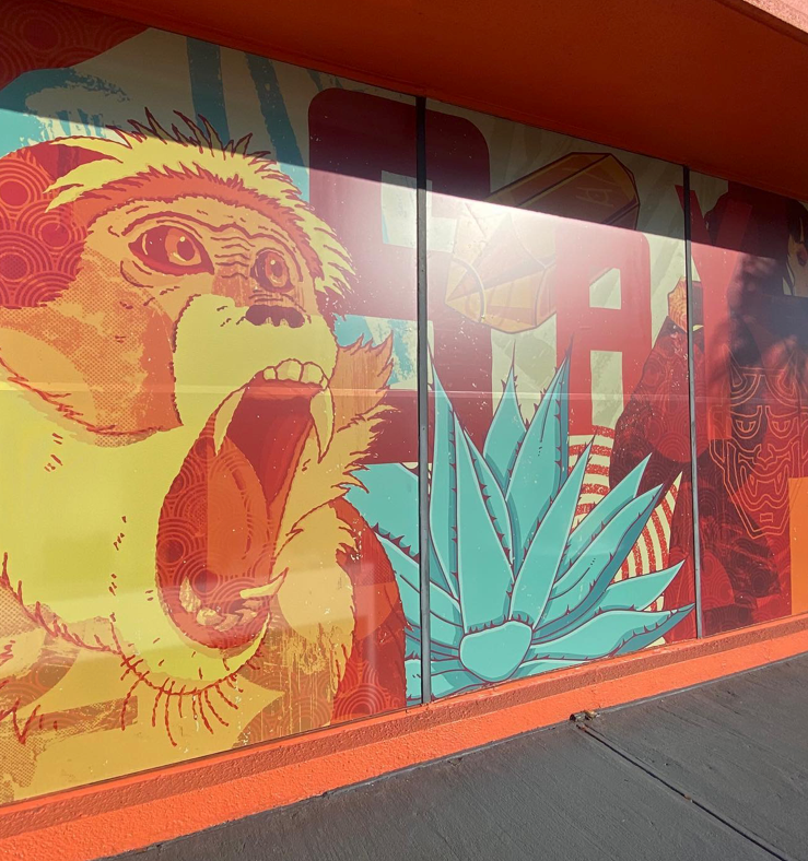 Say It Loud old office window decal B