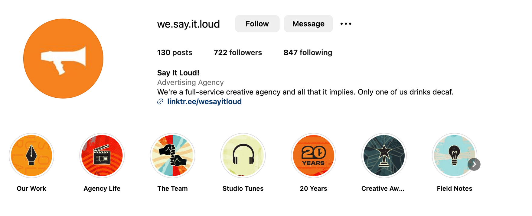 Say It Loud instagram snapshot