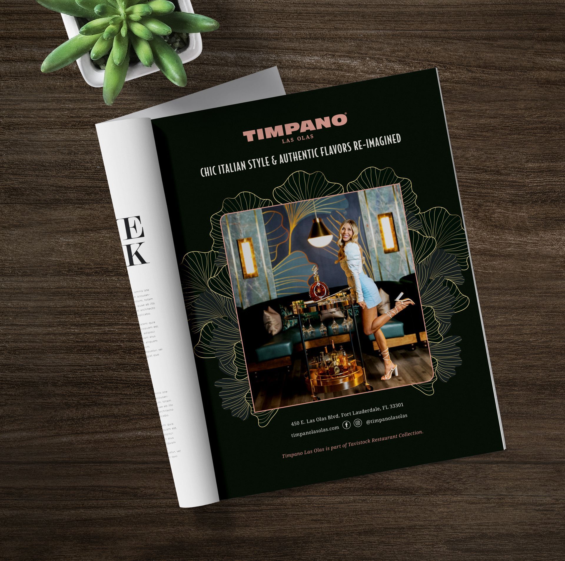 Timpano magazine ad
