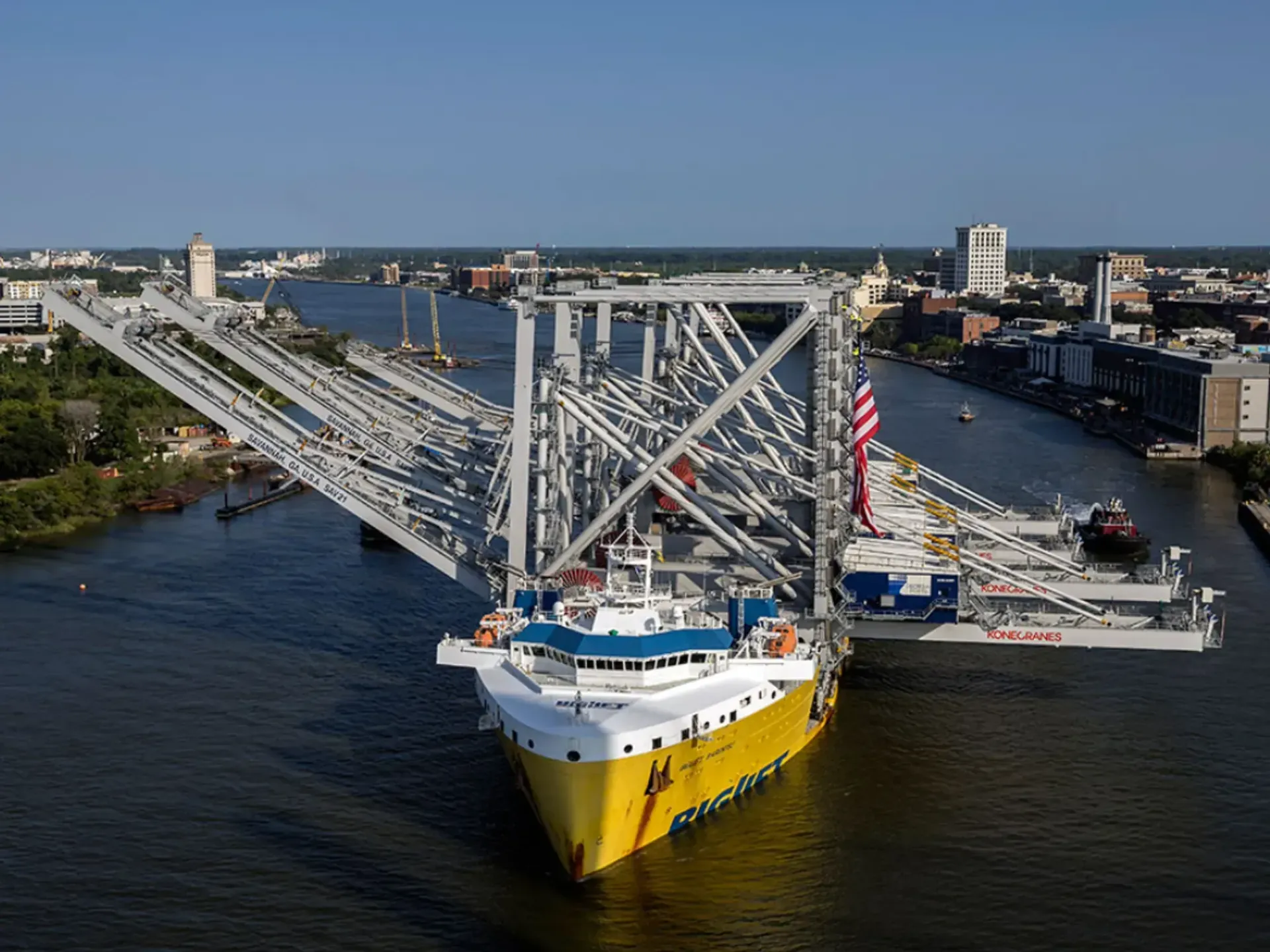 Cargo ship and port infrastructure in Cuba highlighting trade and logistics potential