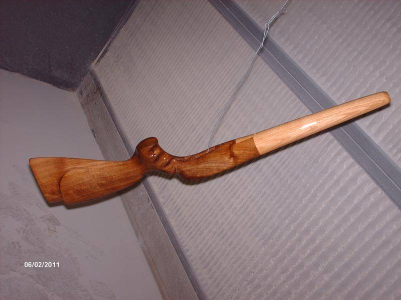 Fucile decorativo in legno