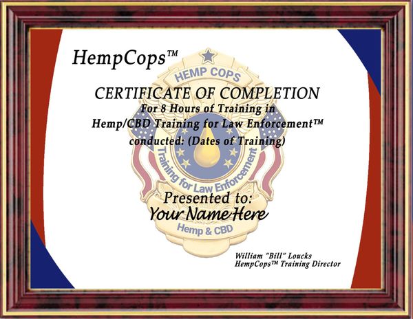 HempCops™  Hemp Cops™ - Hemp/CBD Training for Law Enforcement