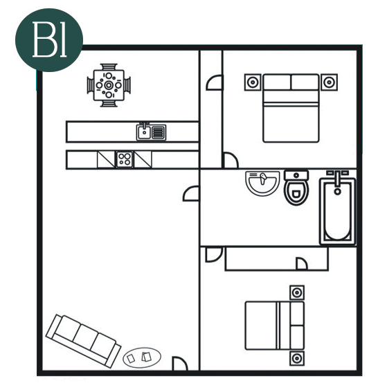 Floor plan labeled 