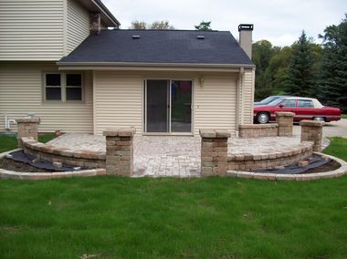 Yard that had lawn care from us in Mukwonago, WI