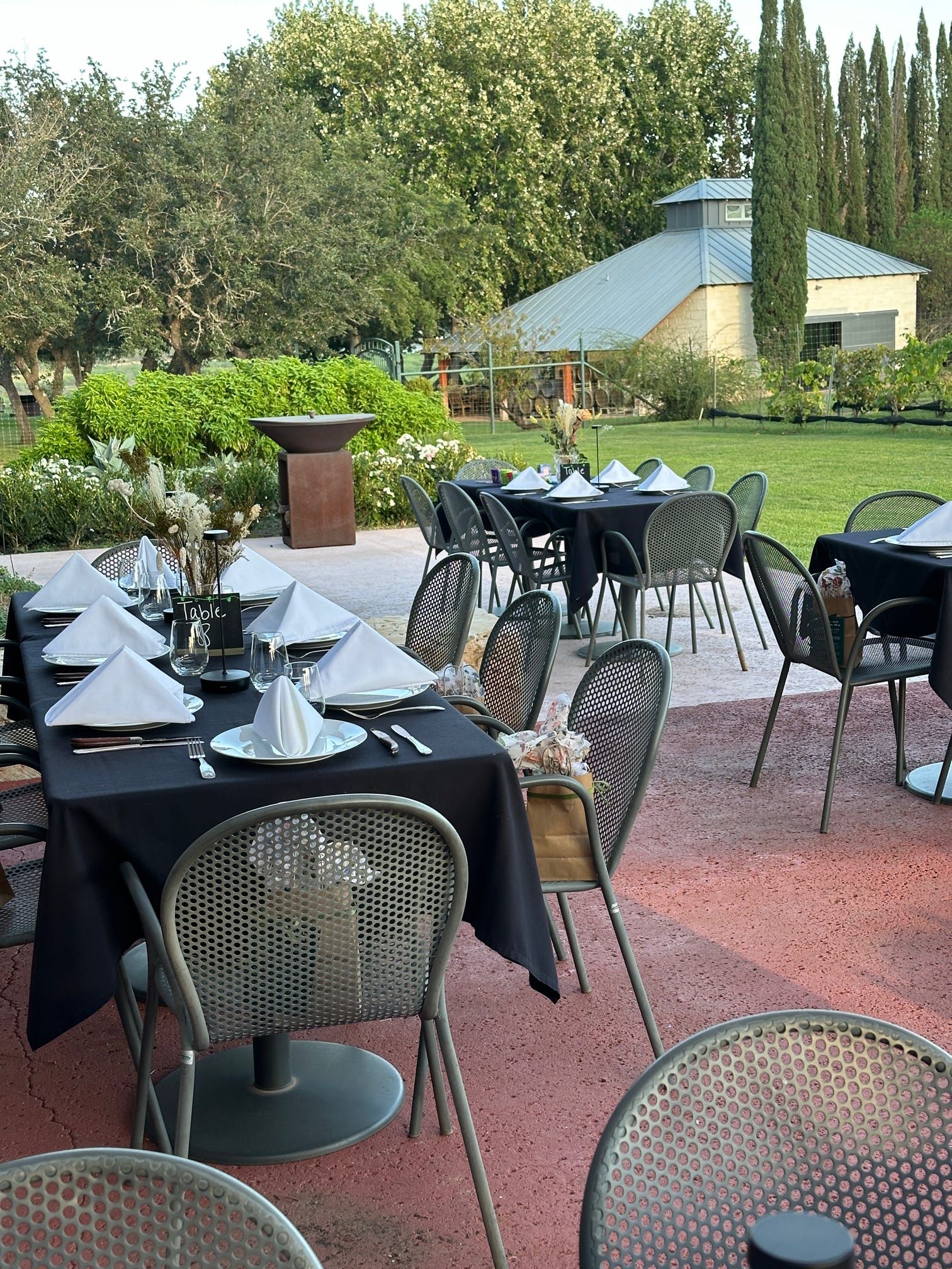 Stone House Patio Dining