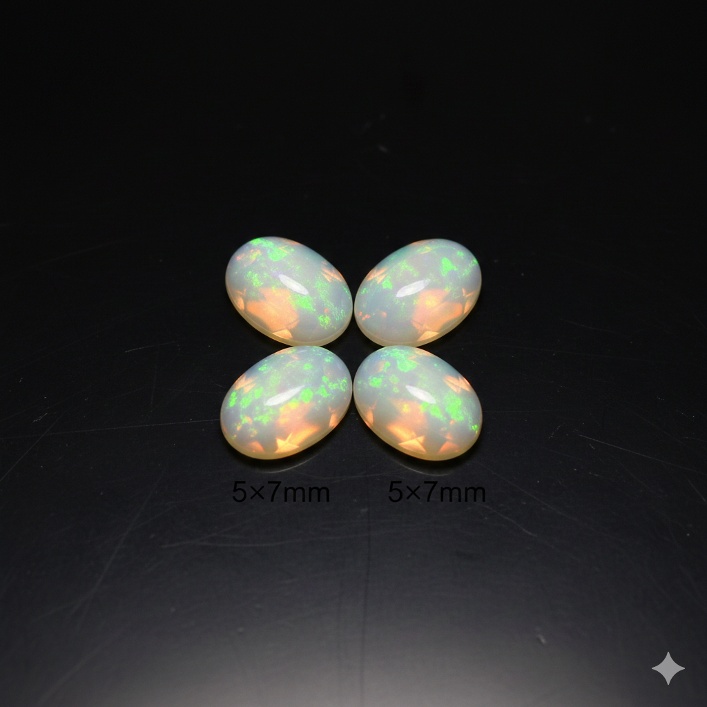 Ethiopian Welo Opal – Calibrated Oval Cut Collection