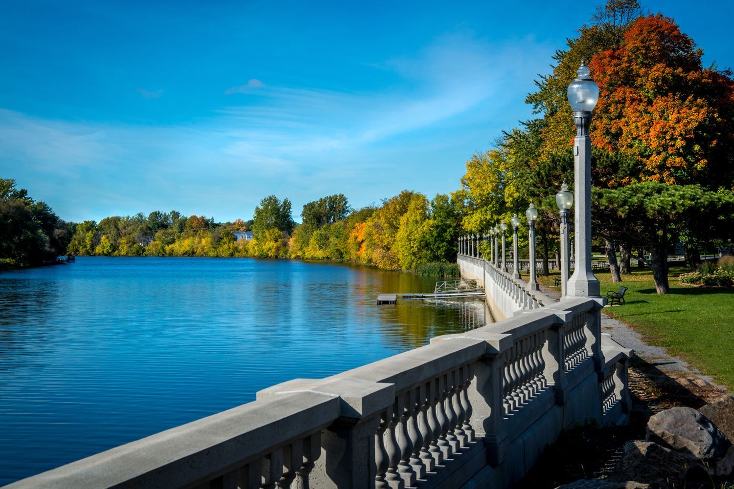 Montagne à Bromont en automne