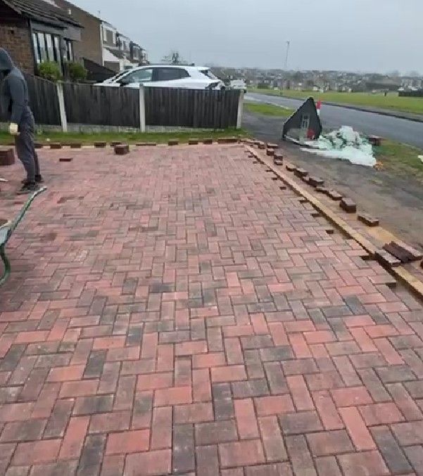 block paving driveway installed by Driveways Rotherham