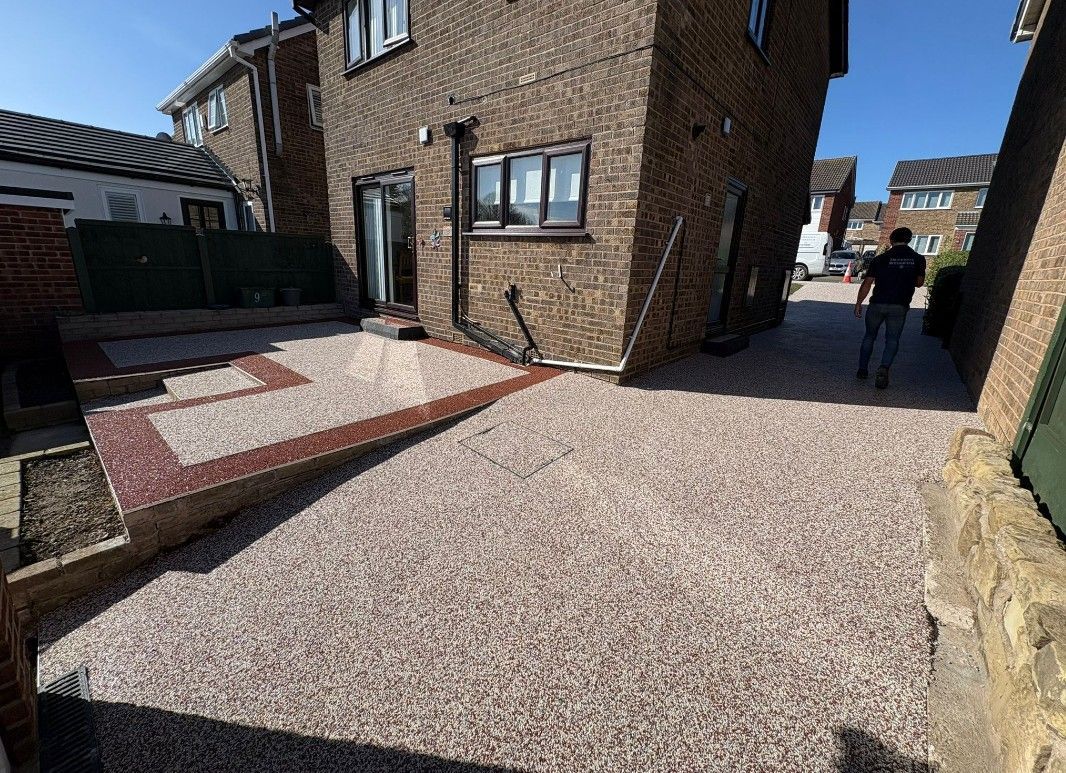 Resin driveway installed by Driveways Rotherham