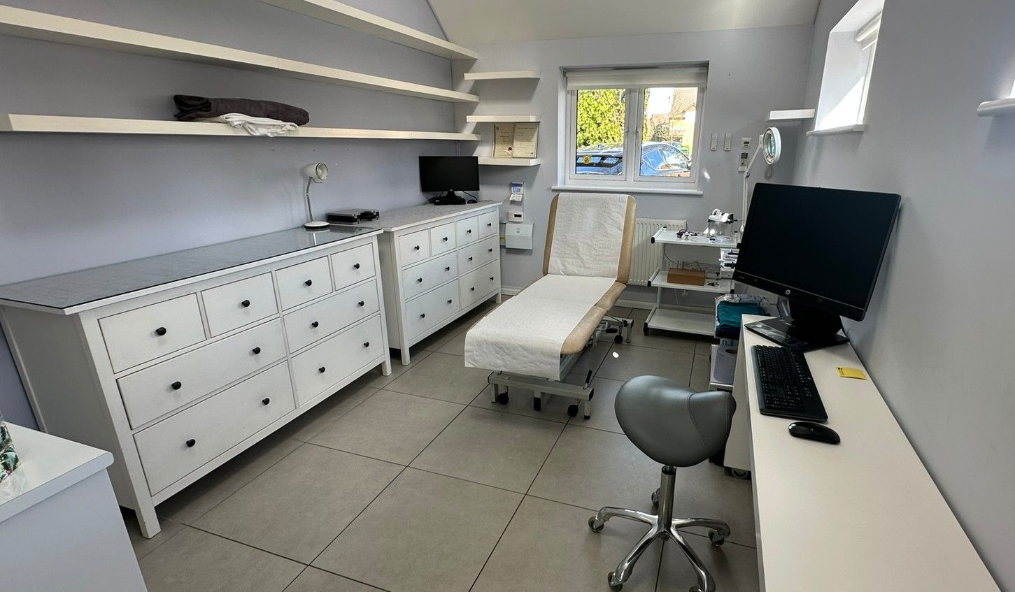 inside the Happy Ears West Bridgford ear wax removal clinic