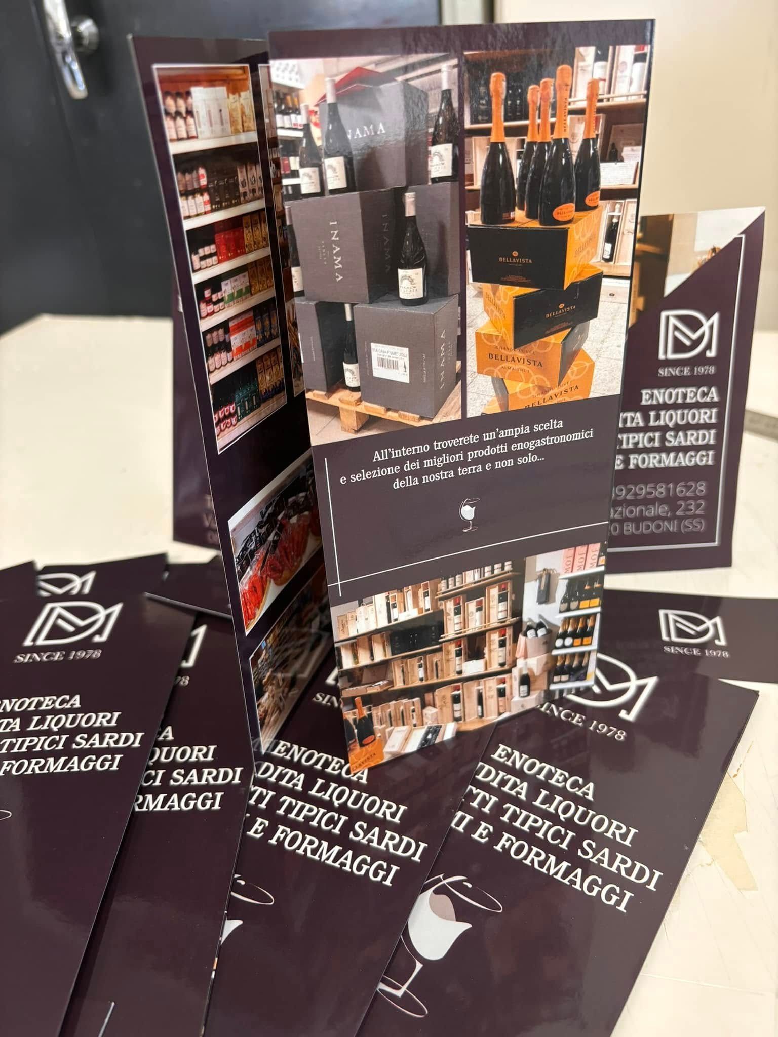 Brochure trifold per un negozio 