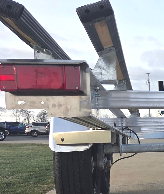 Yacht club fully welded frame to tongue assembly