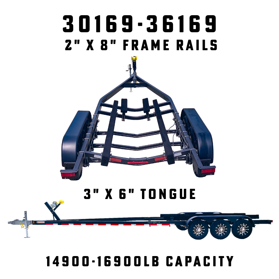 frame and tongue spec boat trailer