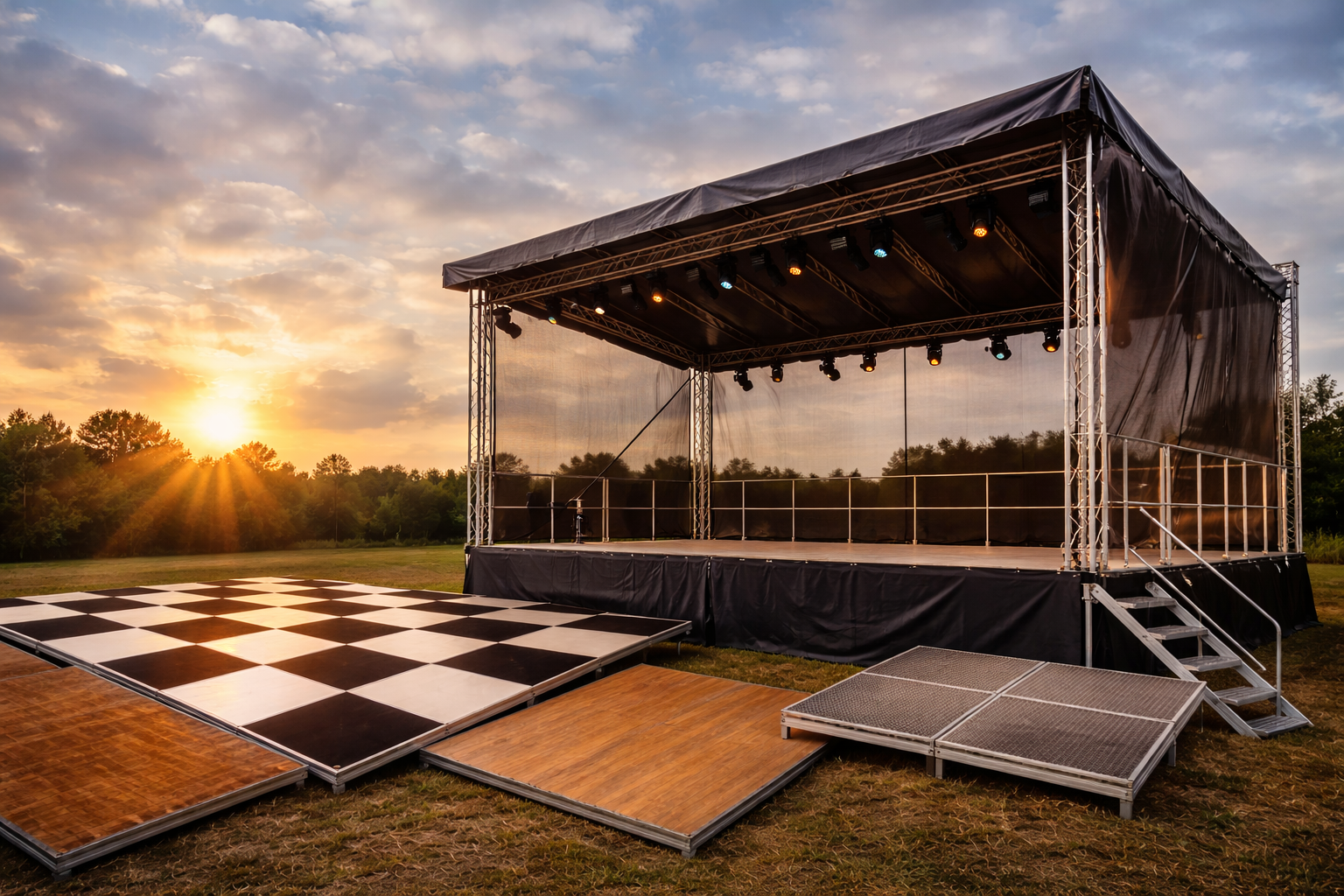 Planchers et podiums