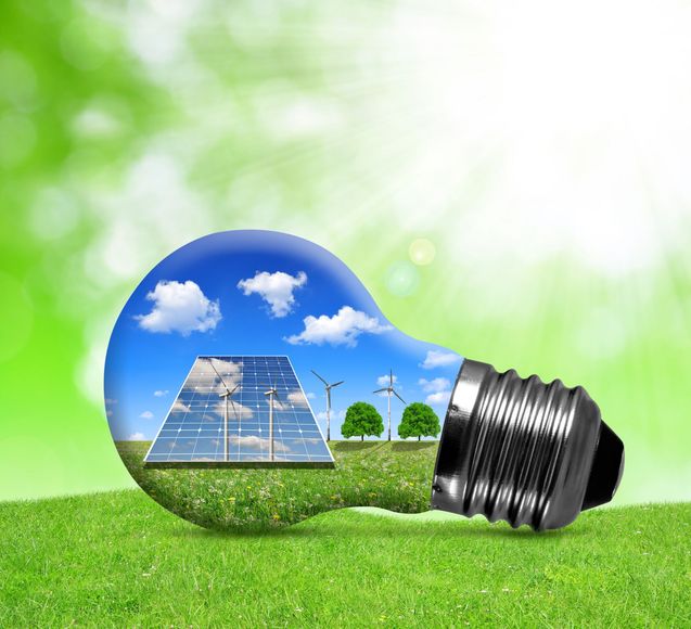 Rappresentazione impianti a energia rinnovabile