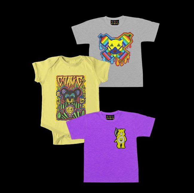 Light yellow baby onesie comic bear percentum designs