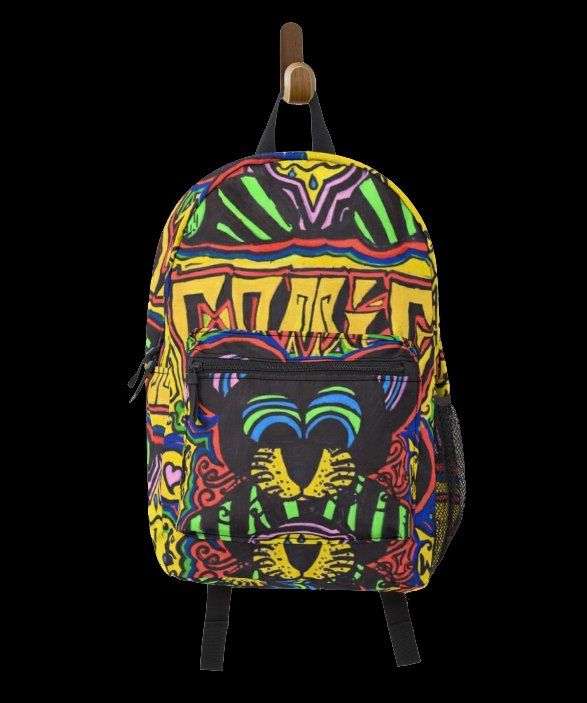 Comic bear backpack by Percentum Designs