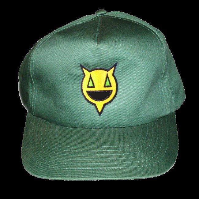 GREEN PERCENTUM HEAD BASEBALL CAP HAT LOGO