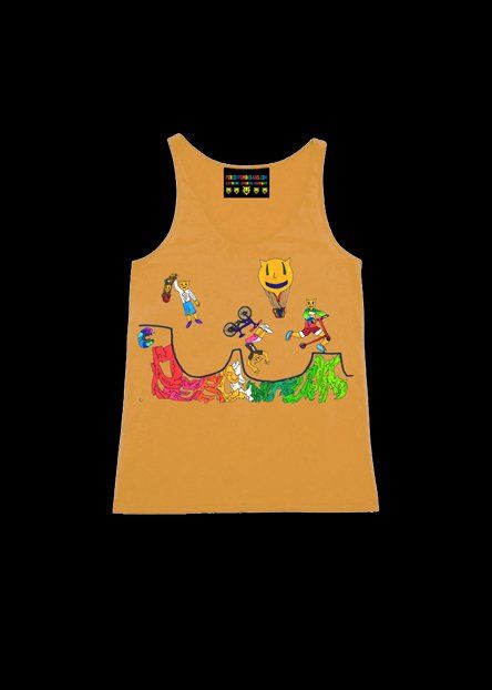 Orange Singlet Percentum Xtreme Sports