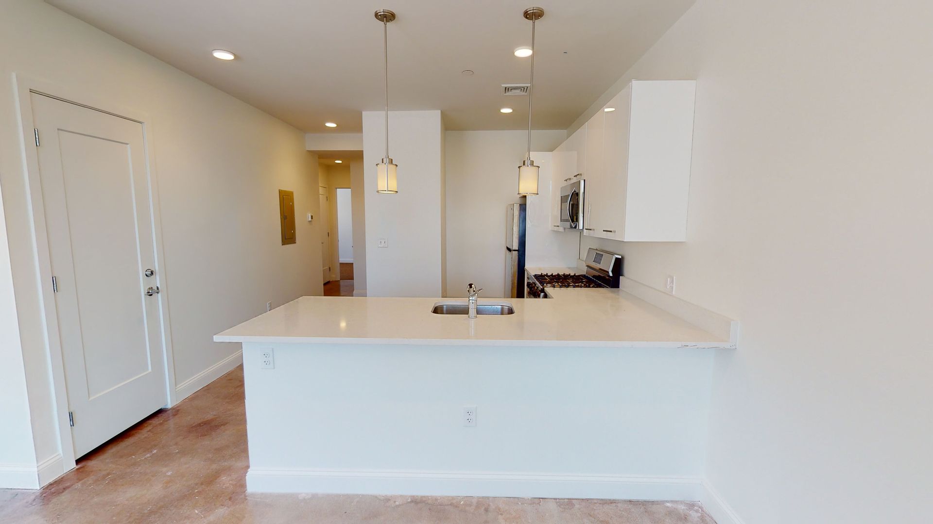 The overlook furnished kitchen and counter top