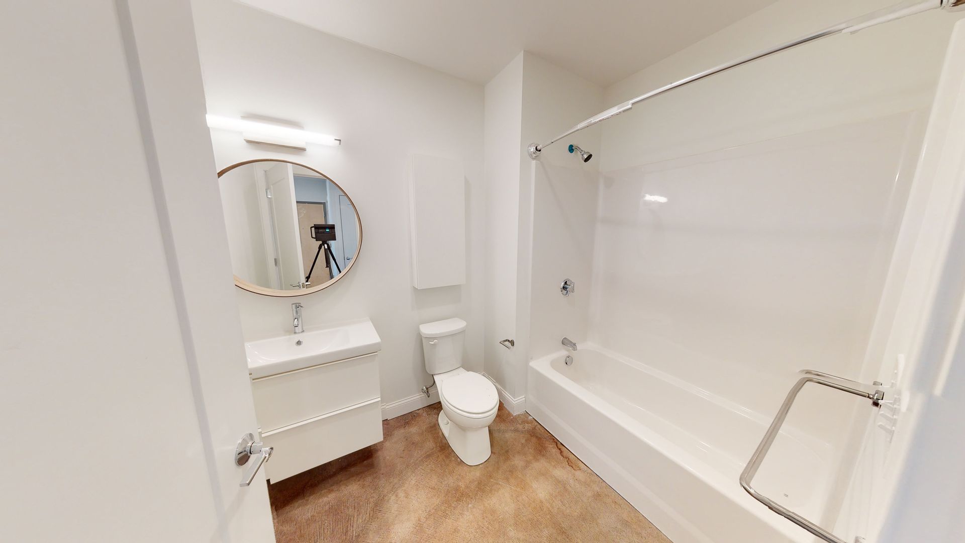 The overlook - Furnished living room with sofa and dining table