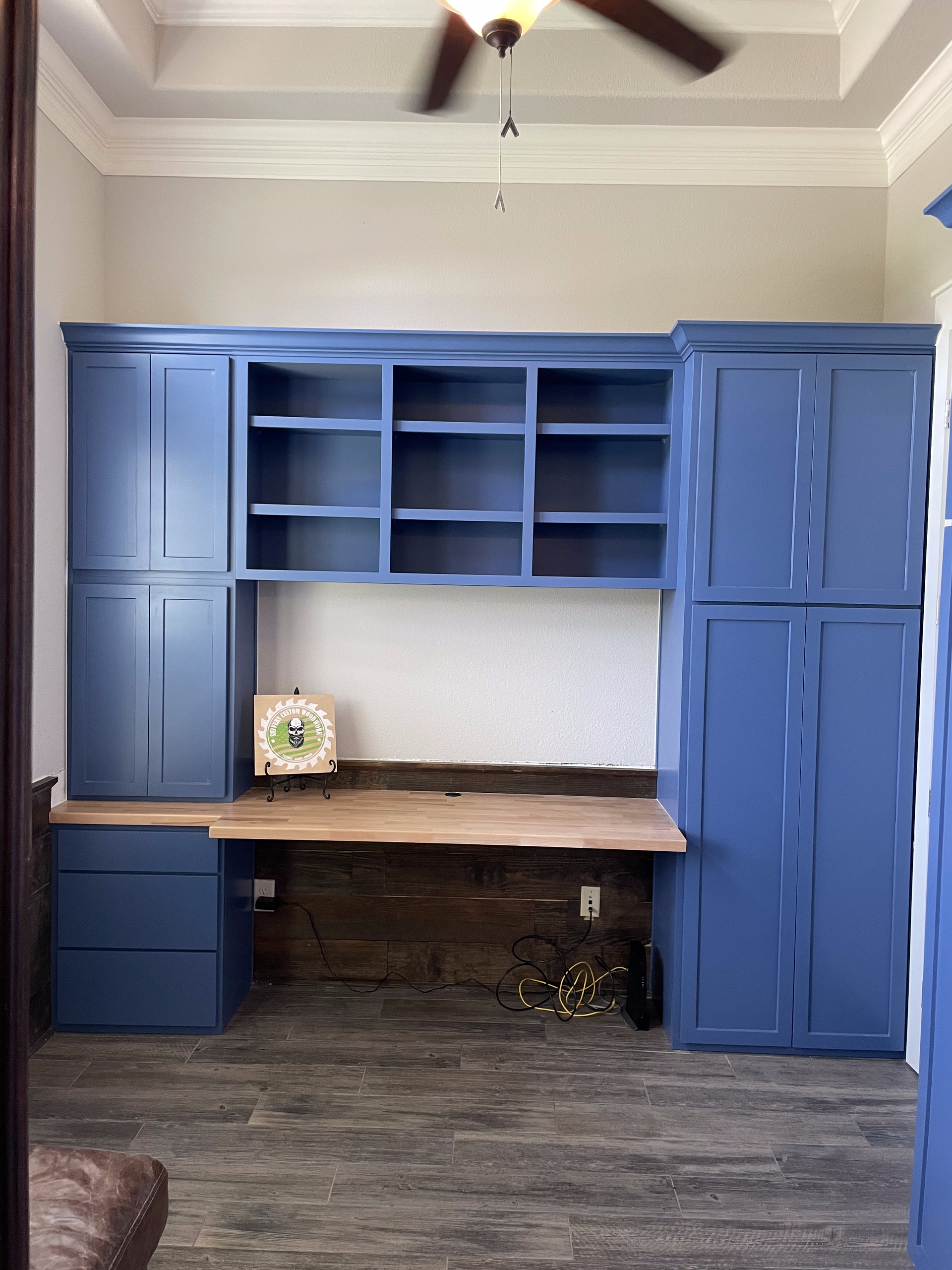 Custom Office Desk Builtin Katy Texas