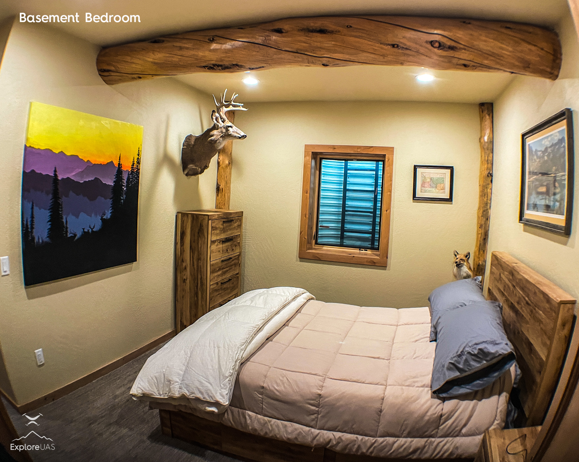 The Outpost at ElkView quest bedroom