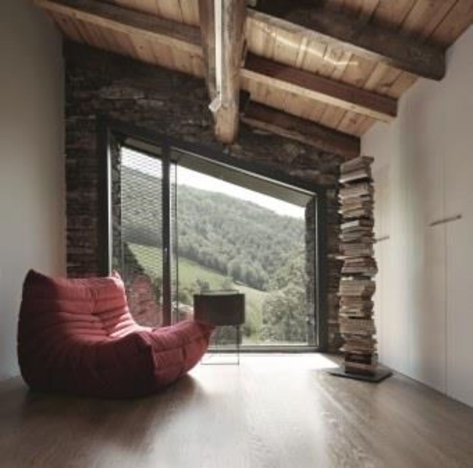 porta scorrevole in vetro dal design moderno