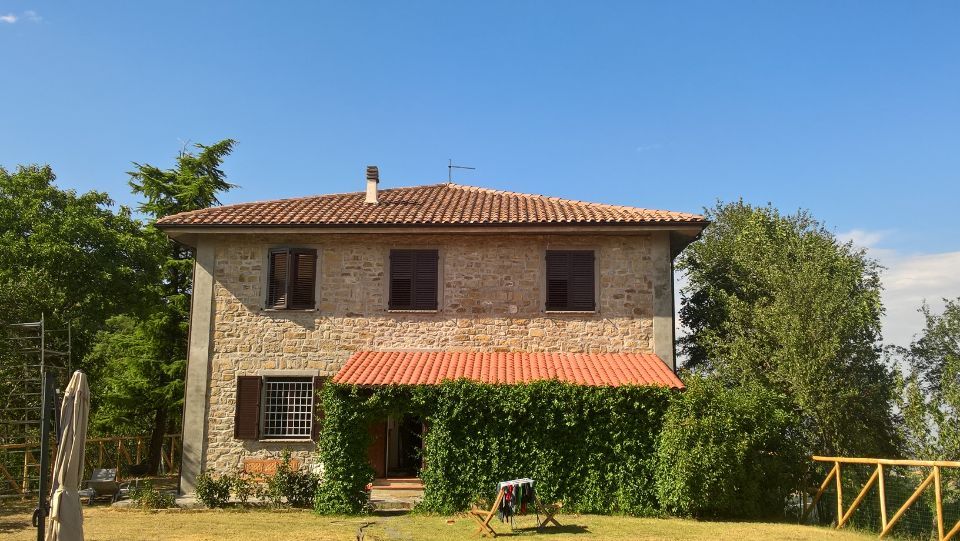 abitazione con finestre in PVC effetto legno