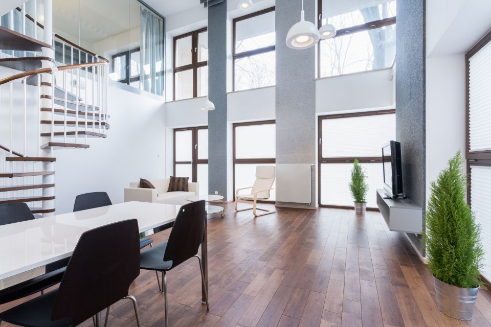 infissi in PVC effetto legno