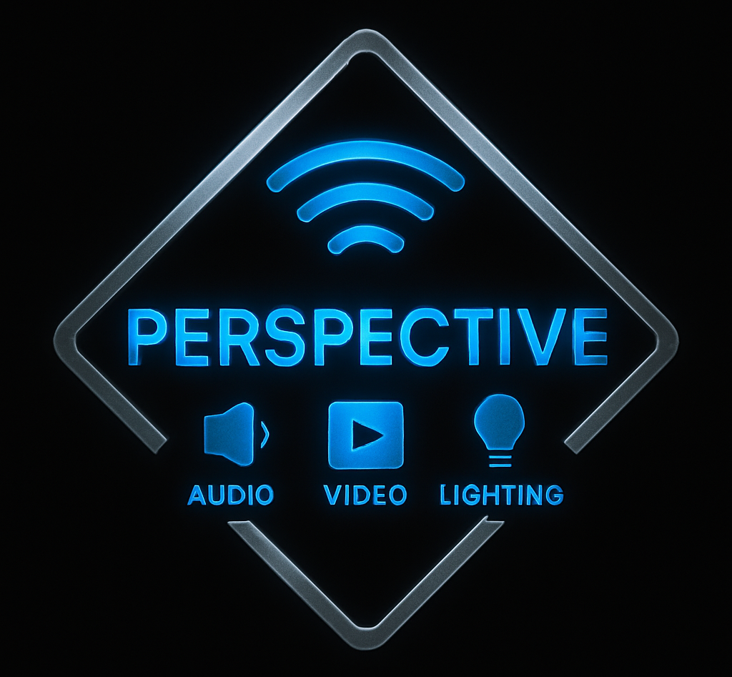 Black logo with house outline above the words 